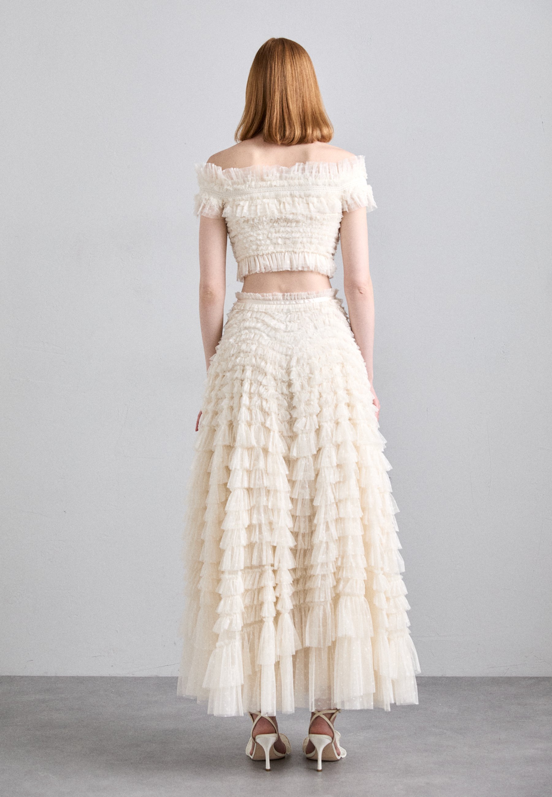 韓国商品/FRITUR Needle Tassel Maxi Skirt 韓国商品/FRITUR Needle Tassel Maxi Skirt