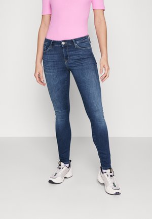 ONLY Petite SEAMLESS LONG - Jeans Skinny Fit - dark blue denim