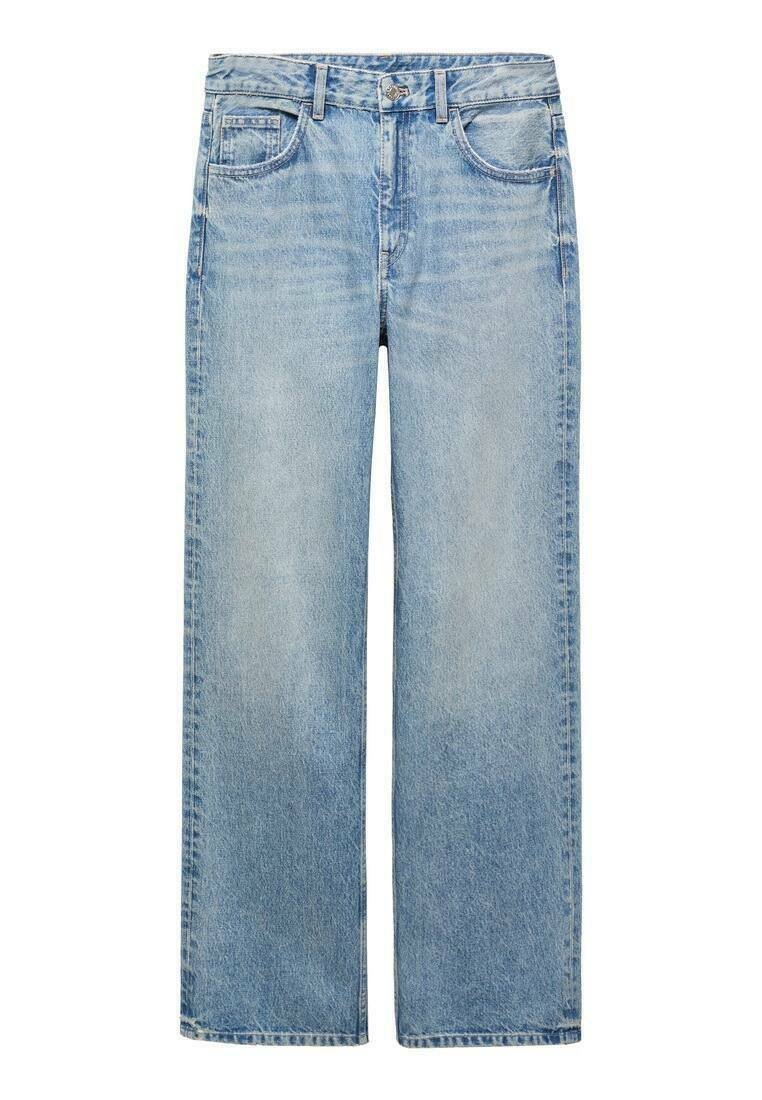 Mango Straight leg jeans lichtblauw Mango Straight leg jeans lichtblauw
