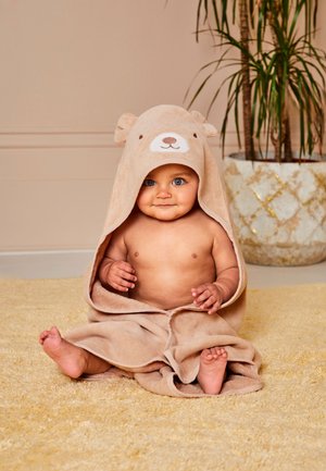 JoJo Maman Bébé, HOODED FOX STANDARD - Badetuch - bear