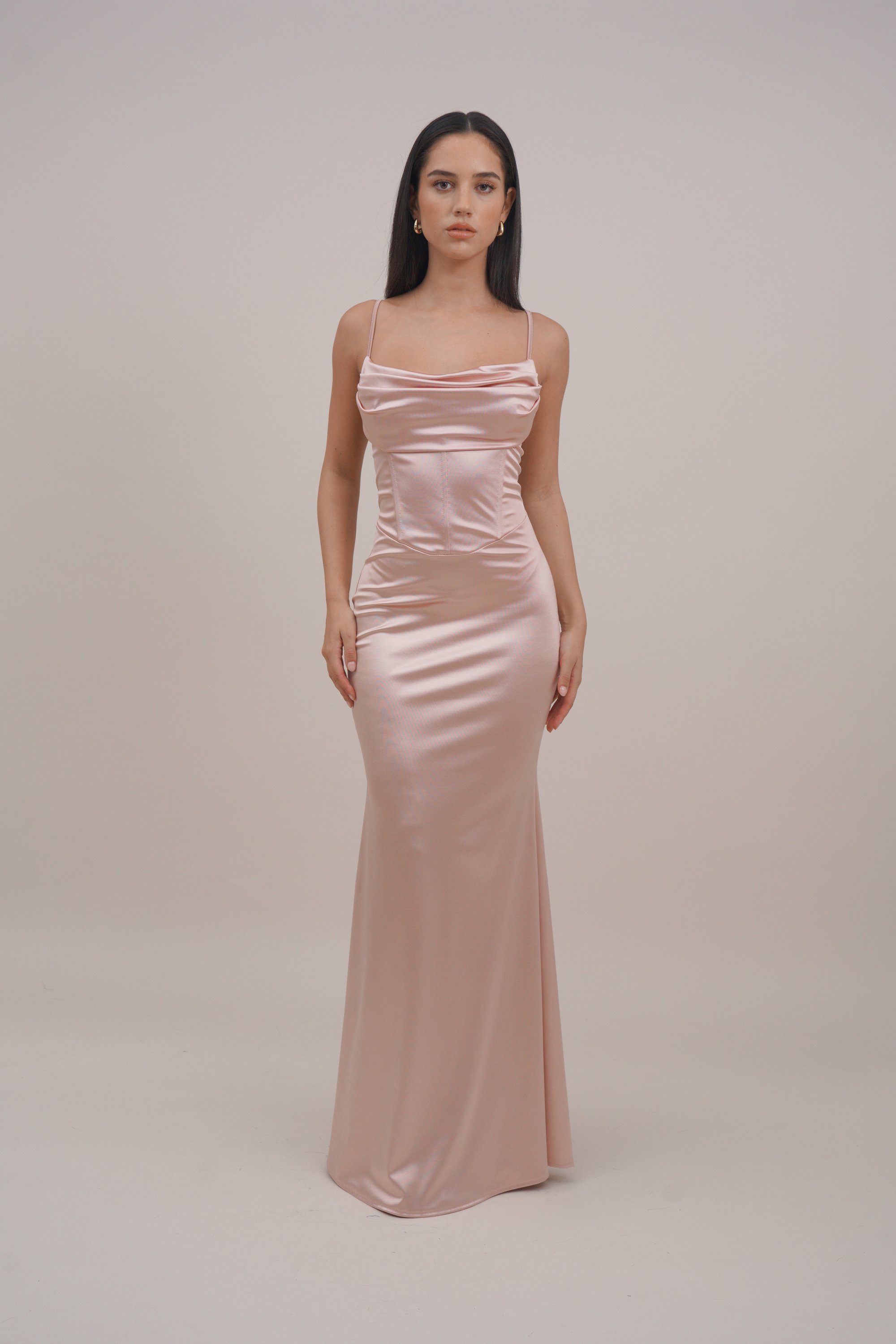 WAL G. CHRISTIAN MAXI - Jersey dress - dusty pink/light pink - Zalando.co.uk