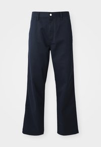 SIMPLE PANT - Hlače - dark navy rinsed