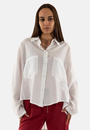 Overhemdblouse - blanc