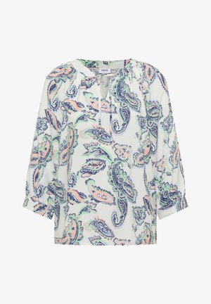 Cecil, 3/4-ARM TUNIKA MIT SPLIT NECK UND PRINT - Camicetta - vanilla white