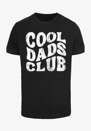 F4NT4STIC, COOL DADS CLUB VINTAGE VATERTAGS DESIGN - T-Shirt print - schwarz