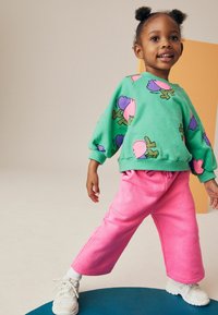 Next PRINTED WIDE SET - Collegepaita - pink