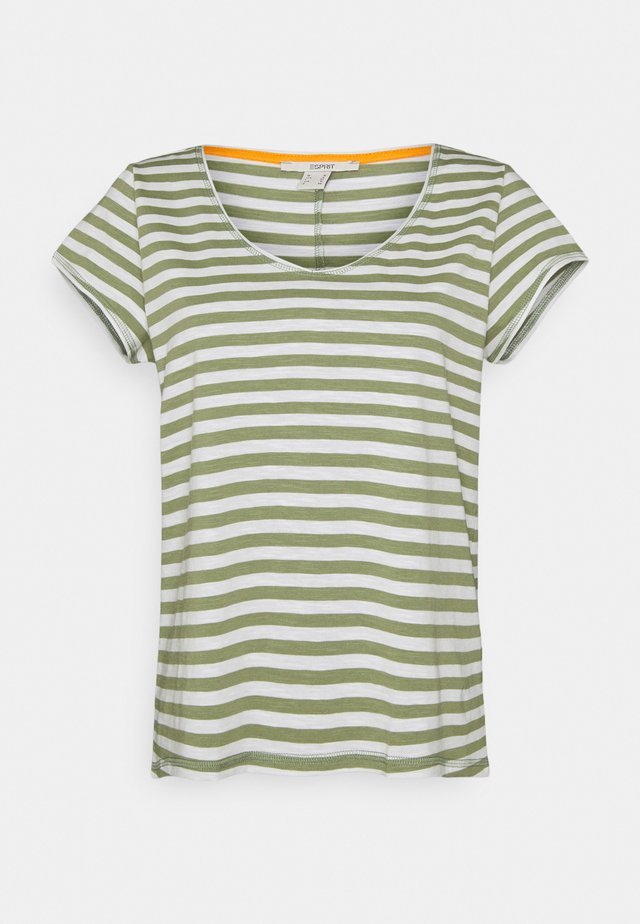 SLUB - T-Shirt print - light khaki