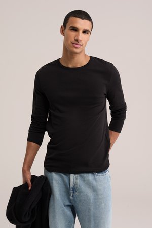 WE Fashion, Top s dlhým rukávom - black