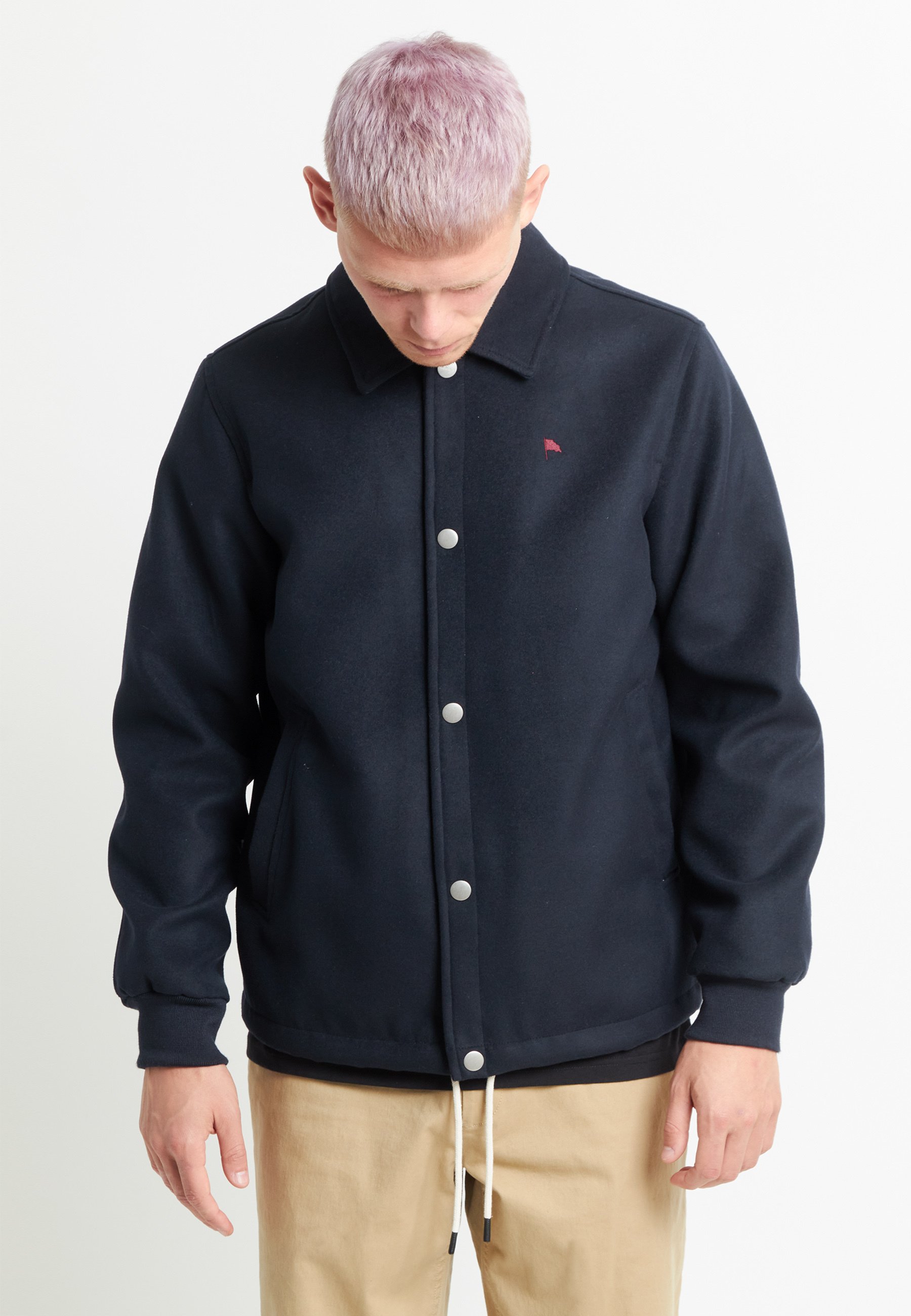 noah wool campus jacket