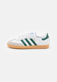 SAMBA OG UNISEX - Sneaker low - footwear white/collegiate green