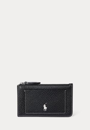 Polo Ralph Lauren, POLO PLAY LEATHER ZIP CARD CASE - Wallet - black