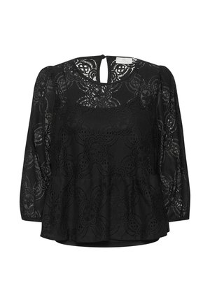 Kaffe, KAPAULA LACE - Blúzka - black deep