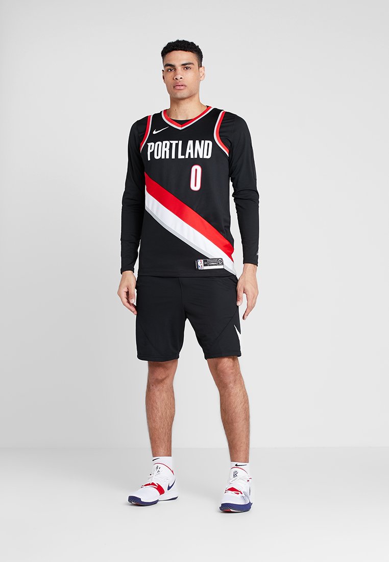 portland trail blazers black jersey