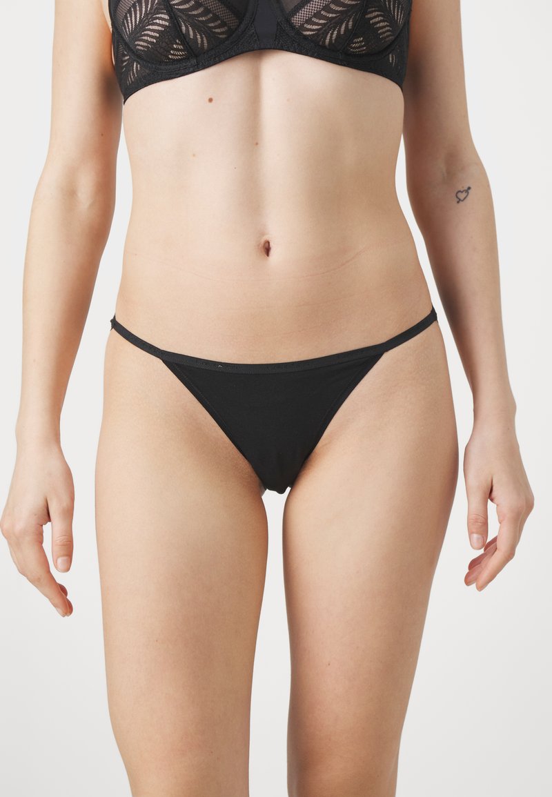 Calvin Klein Underwear - HIGH LEG MID RISE - Braguitas - black, Ampliar