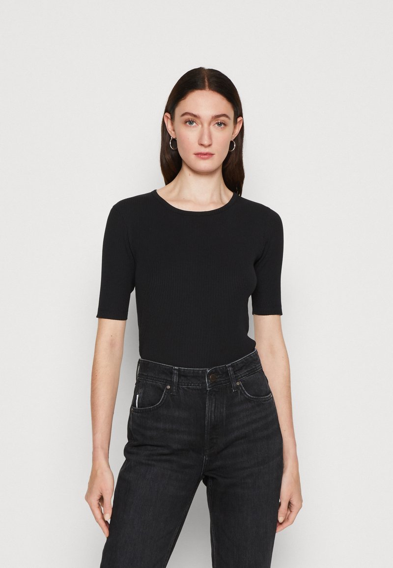 Marc O'Polo DENIM SHORTSLEEVE - T-shirt basic - black/nero - Zalando.it