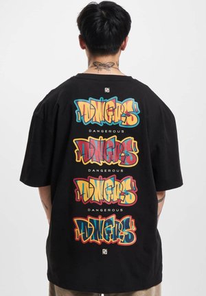 Dangerous DNGRS WALLBITE - Print T-shirt - black