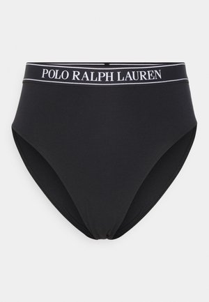 Polo Ralph Lauren HIGH WAIST TANGA - Braguitas - onyx