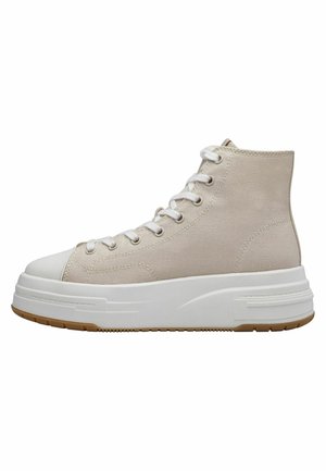 High-top trainers - ivory