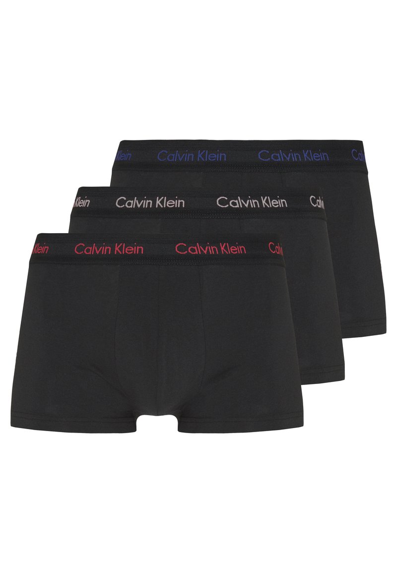 Calvin Klein Underwear LOW RISE TRUNK STRETCH 3 PACK - Cuecas boxer - black