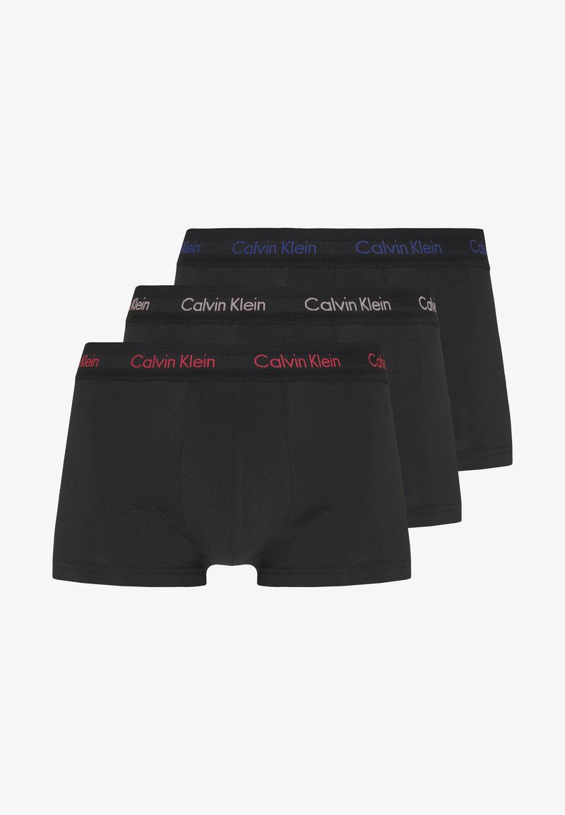 Calvin Klein Underwear LOW RISE TRUNK STRETCH 3 PACK - Cuecas boxer - black
