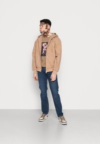 Lee DAREN ZIP FLY - Calças de ganga de perna direita - dark worn