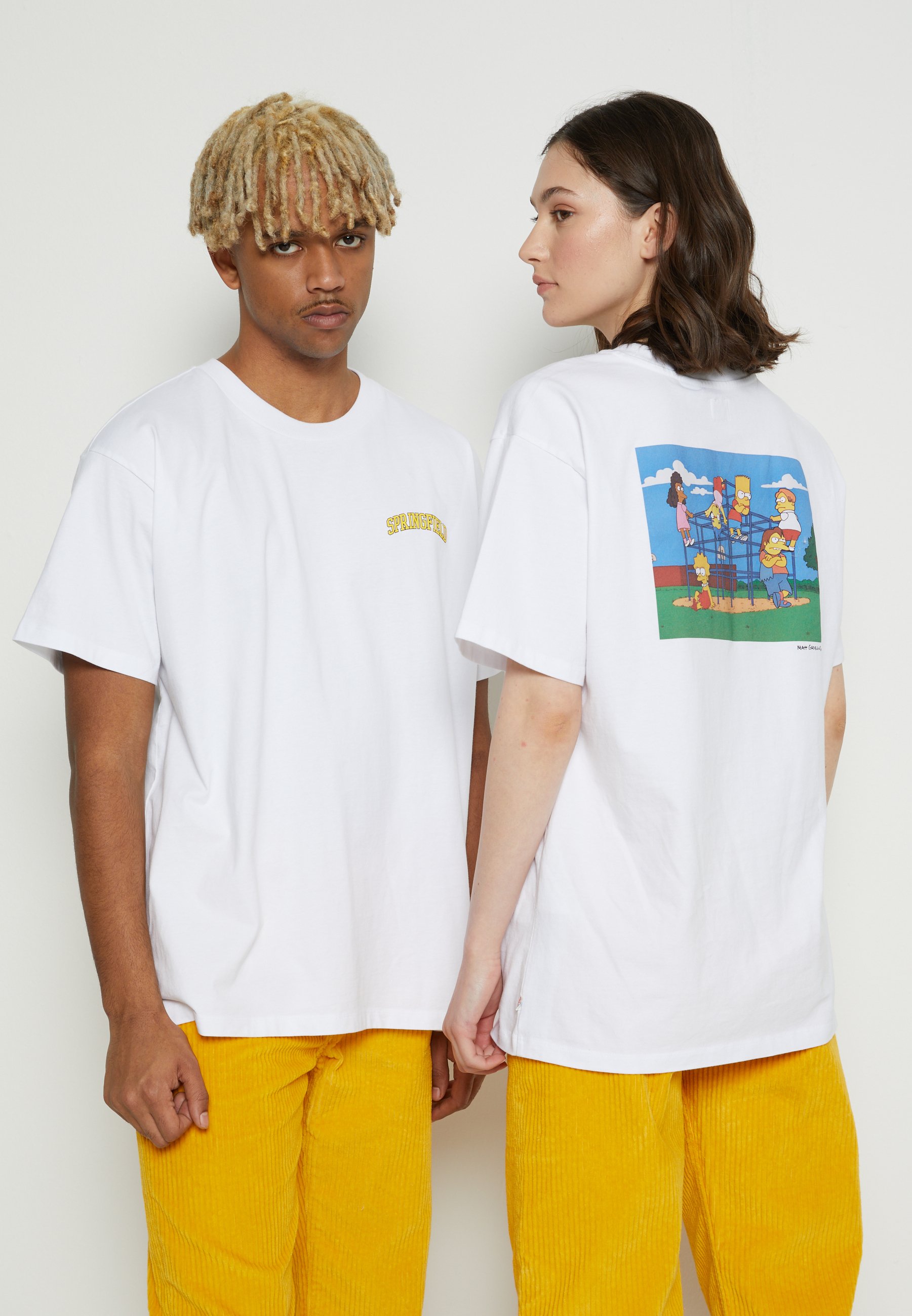 Levi's® LEVI'S® X THE SIMPSONS™ UNISEX - T-shirt con stampa - springfield  white/bianco - Zalando.it