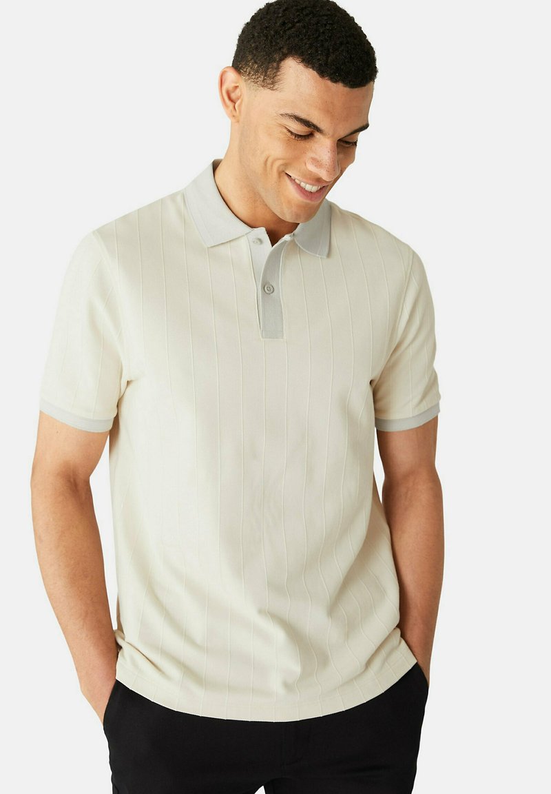 Marks & Spencer COTTON RICH TEXTURED Polo ecru/avorio Zalando.it