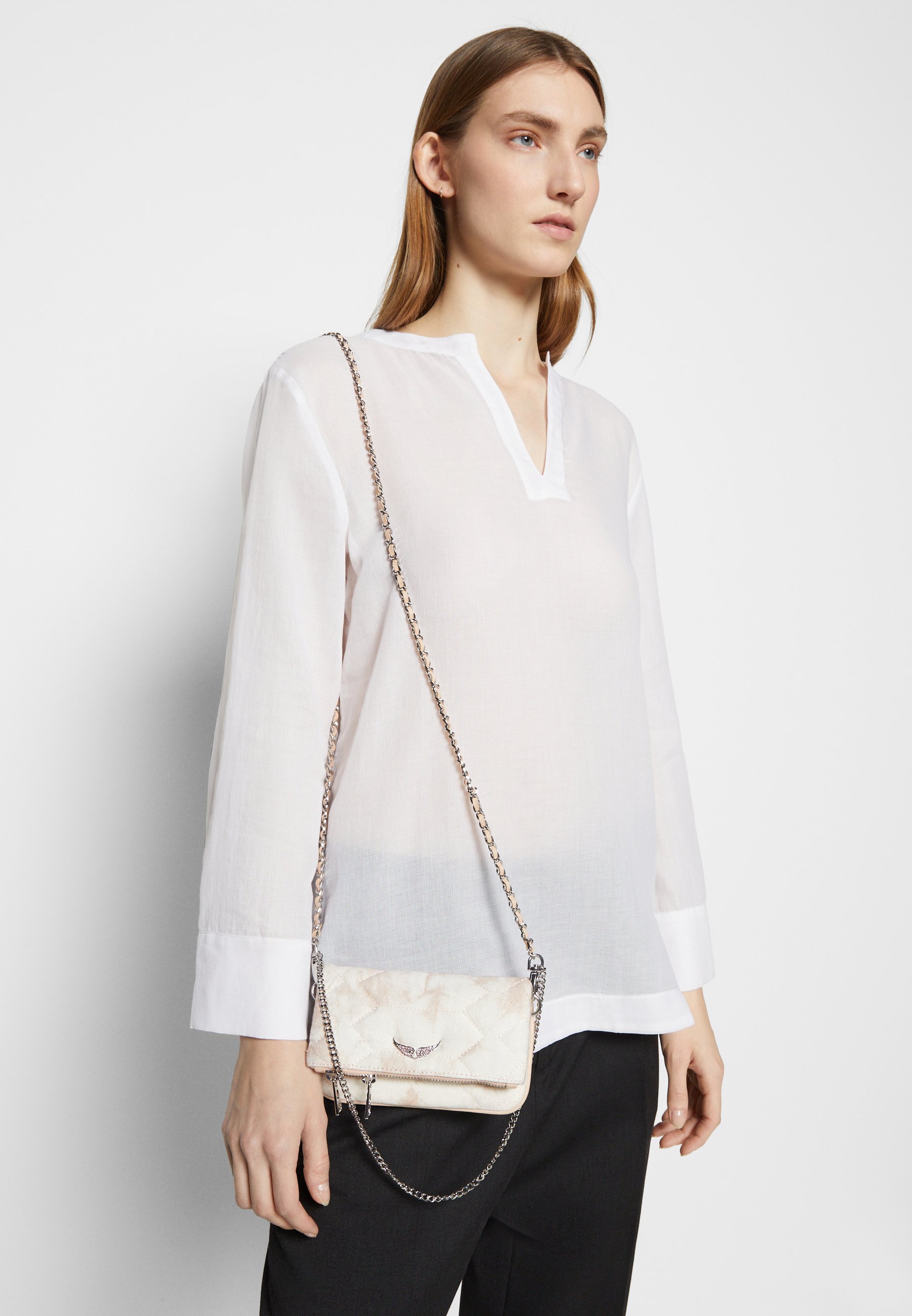 Zadig \u0026 Voltaire ROCK NANO MAT SCALE ACID - Bandolera - off-white/crema -  Zalando.es