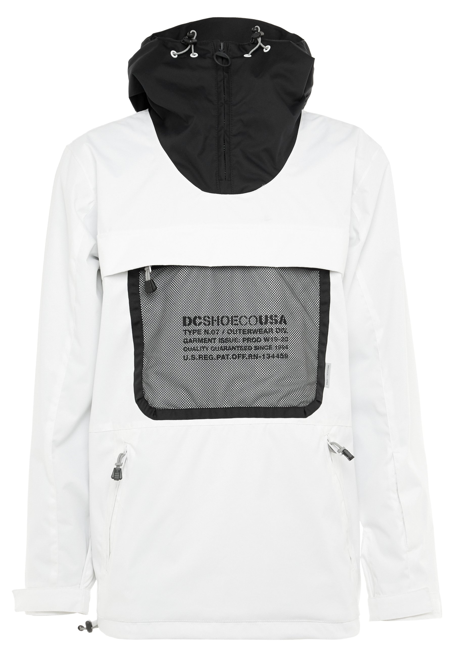 DC Shoes ASAP ANORAK Snowboard jacket white Zalando.no DC Shoes ASAP ANORAK Snowboard jacket neutral gray