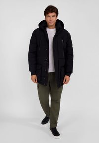 RESPECT WARM PADDED WITH HOOD - Zimska jakna - black