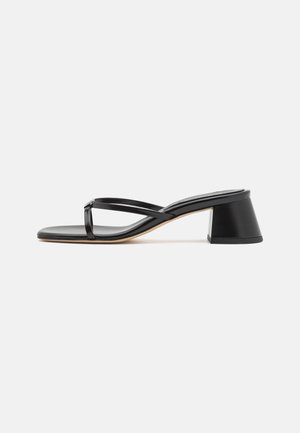 PATTI - Mules med hæl - black