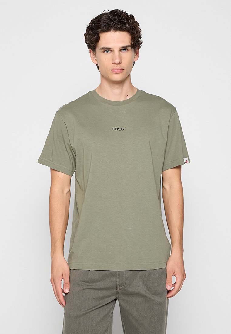 Replay T-shirt basic kaki