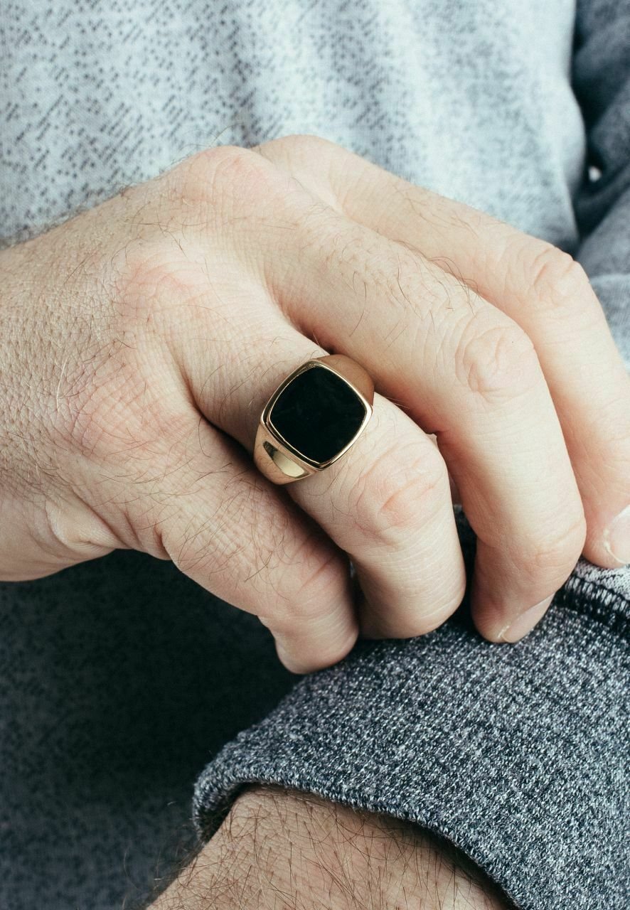 Gold Plated Ring Met Steentjes Aki - Amsterdam
