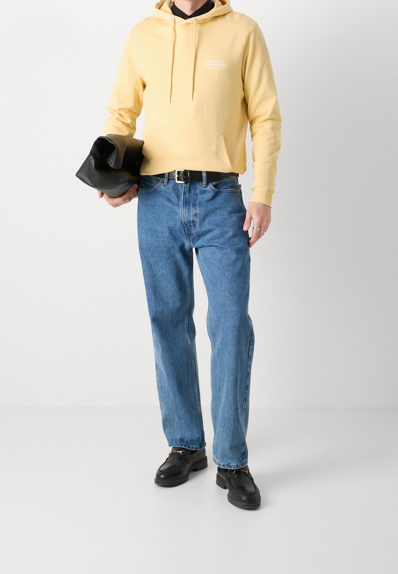 Sweat à Capuche Homme Avec Poche - Matière Polyester - Style Décontracté - Couleur Or/Noir - Taille Unique Ou Selon Référence