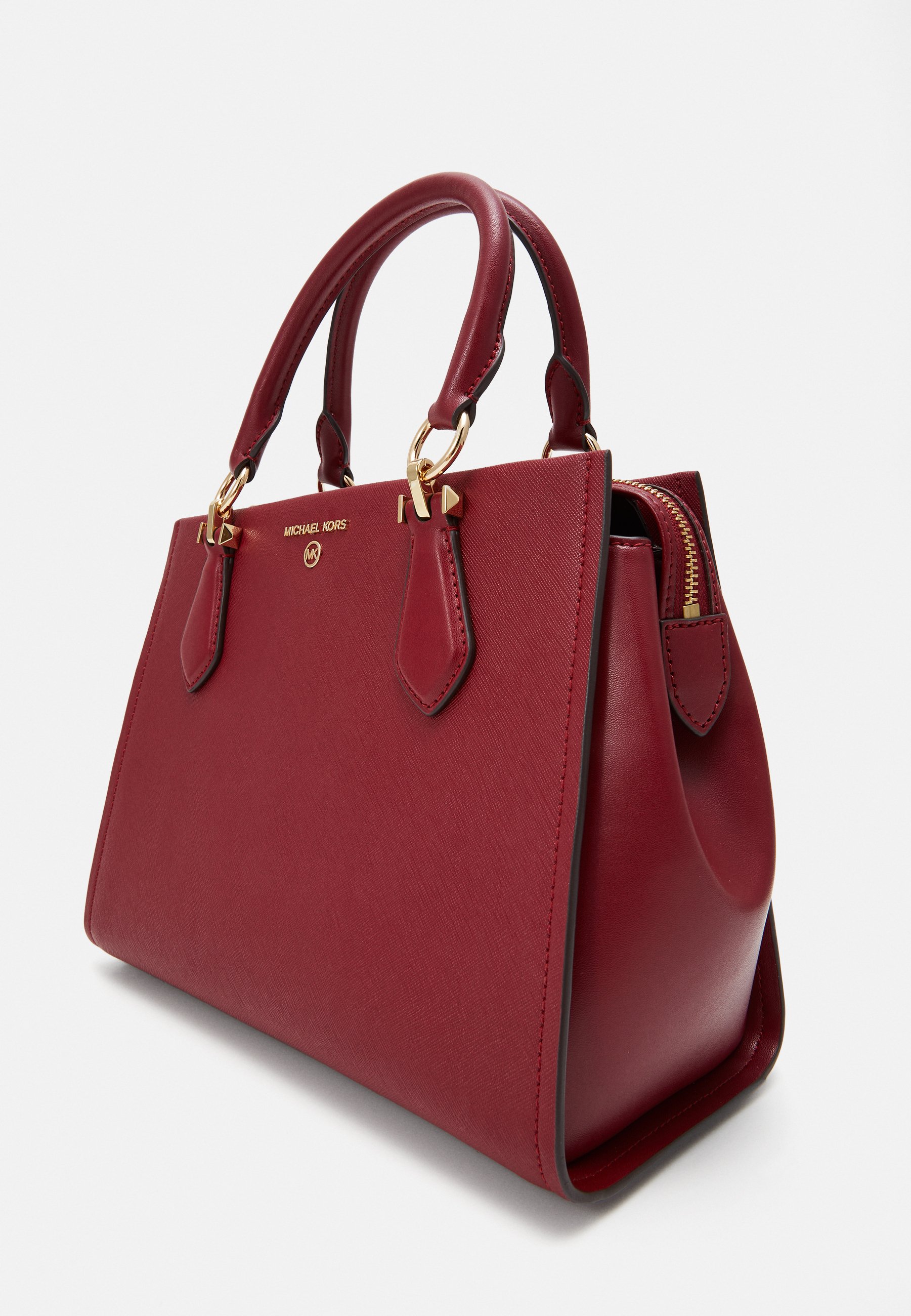 MICHAEL Michael Kors MARILYN SATCHEL - Handbag - deep red
