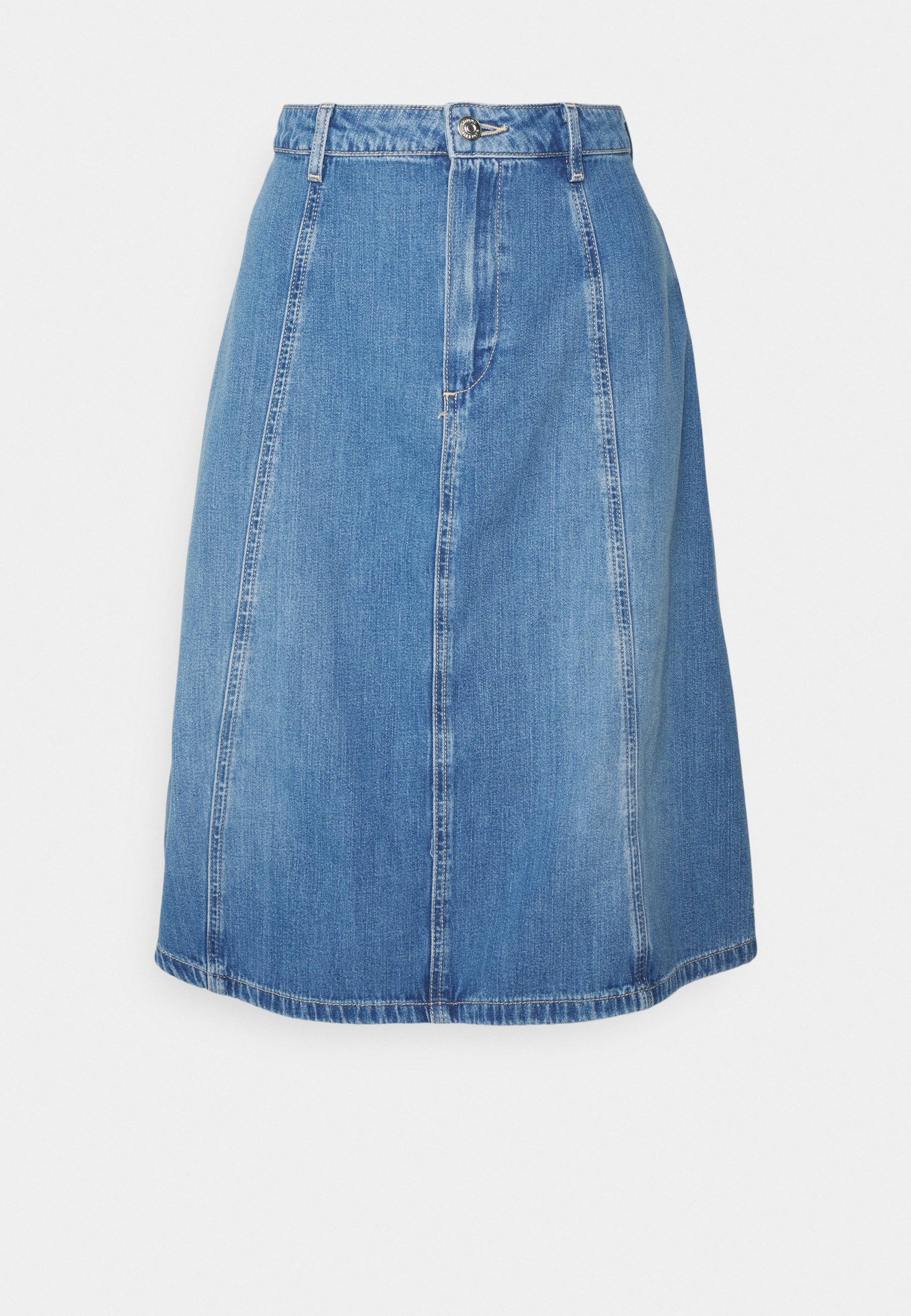 Tommy Hilfiger Jeansrok - aura/donkerblauw - Zalando.nl