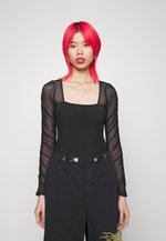 SLEEVES SEAMED - Longsleeve - casual black