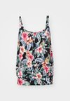 OVERSIZE TANKINI - Bikinitopp - black