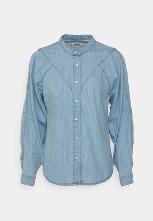 Bluse - light-blue denim