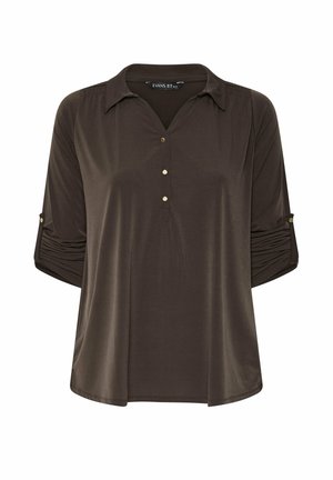 Evans, PLUS SIZE SHIRTS & BLOUSES - Bluse - chocolate