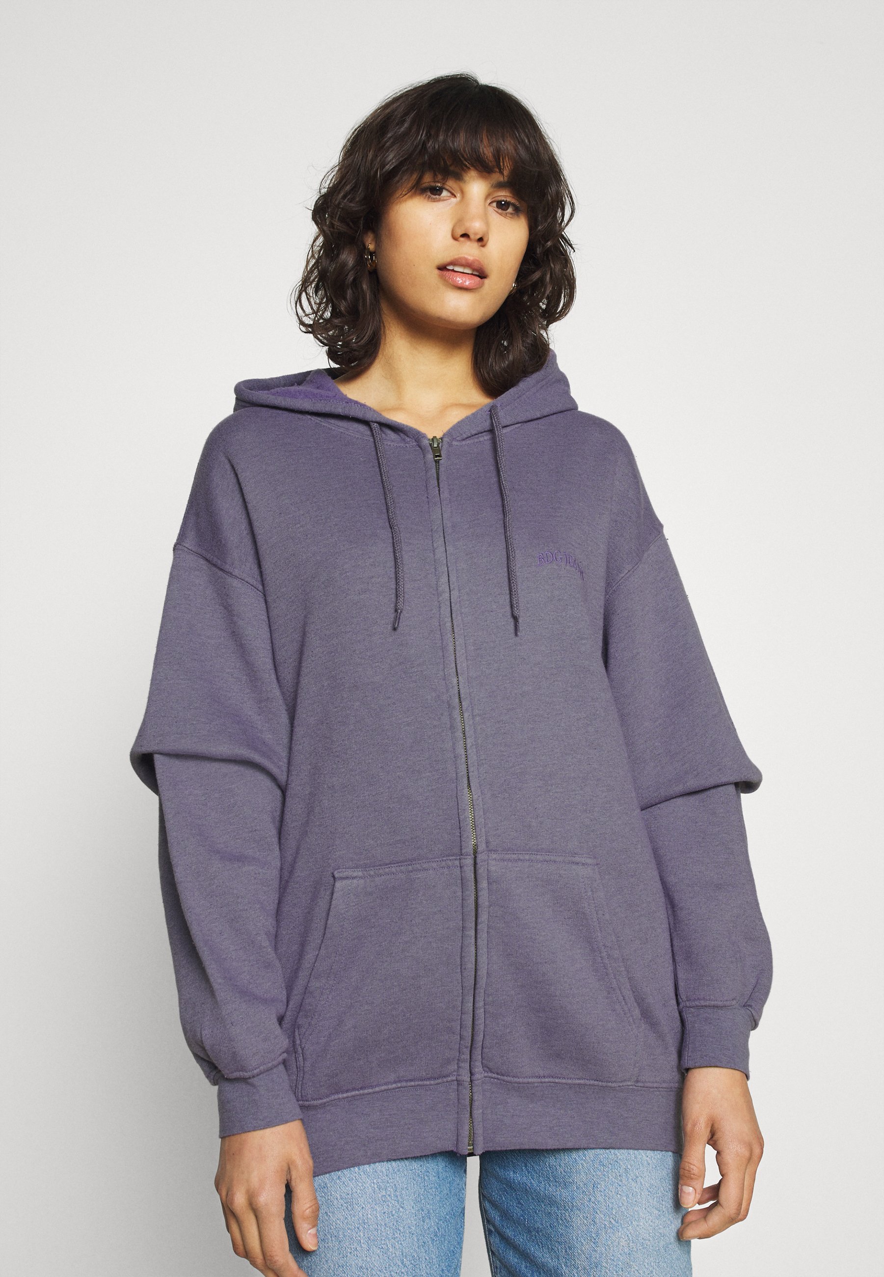zip through hoodie