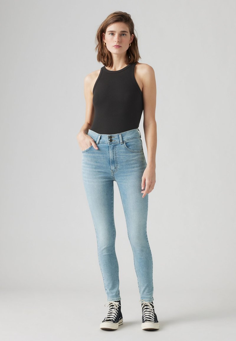 RETRO HIGH SKINNY DOUBLE BUTTON - Skinny džíny - straight out of levi's�