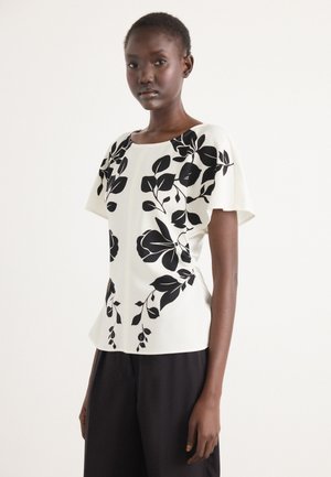 Blouse - white/black