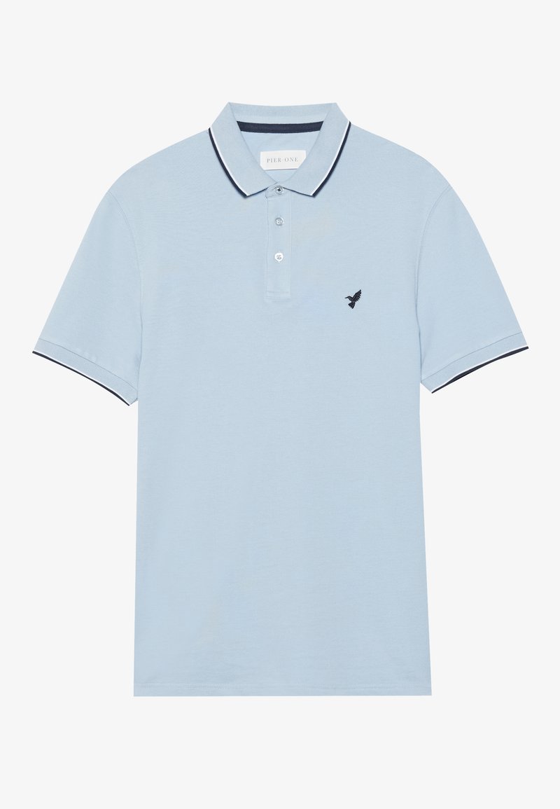 Pier One Poloshirt lichtblauw Pier One Poloshirt lichtblauw