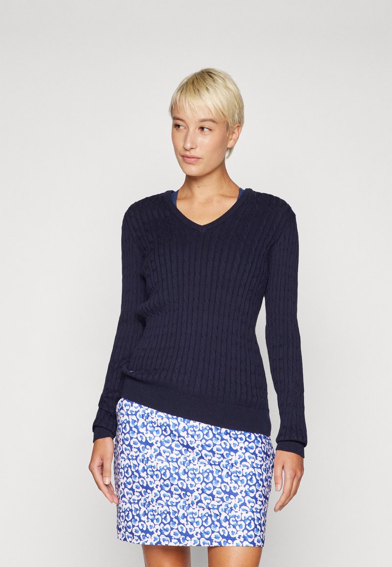 Daily Sports MADELENE  - Strikkegenser - navy