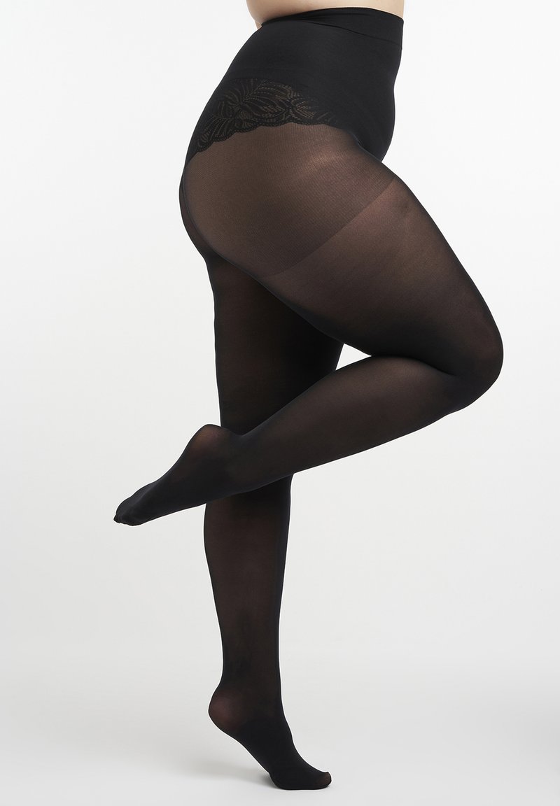 MS Mode 3D SUPER STRETCH 2-PACK - Panty - zwart
