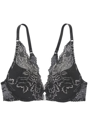 LASCANA, Сутиен с подплънки - black-silver-colored
