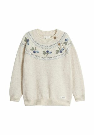 Strickpullover - beige mélange