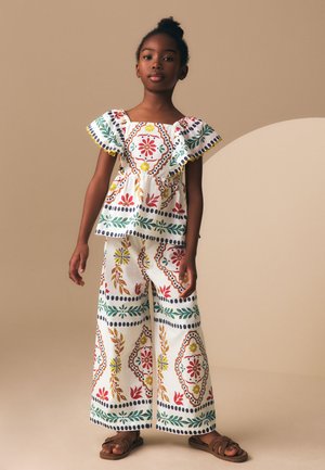 Next, REGULAR FIT - RUFFLE SET - Blouse - multi border