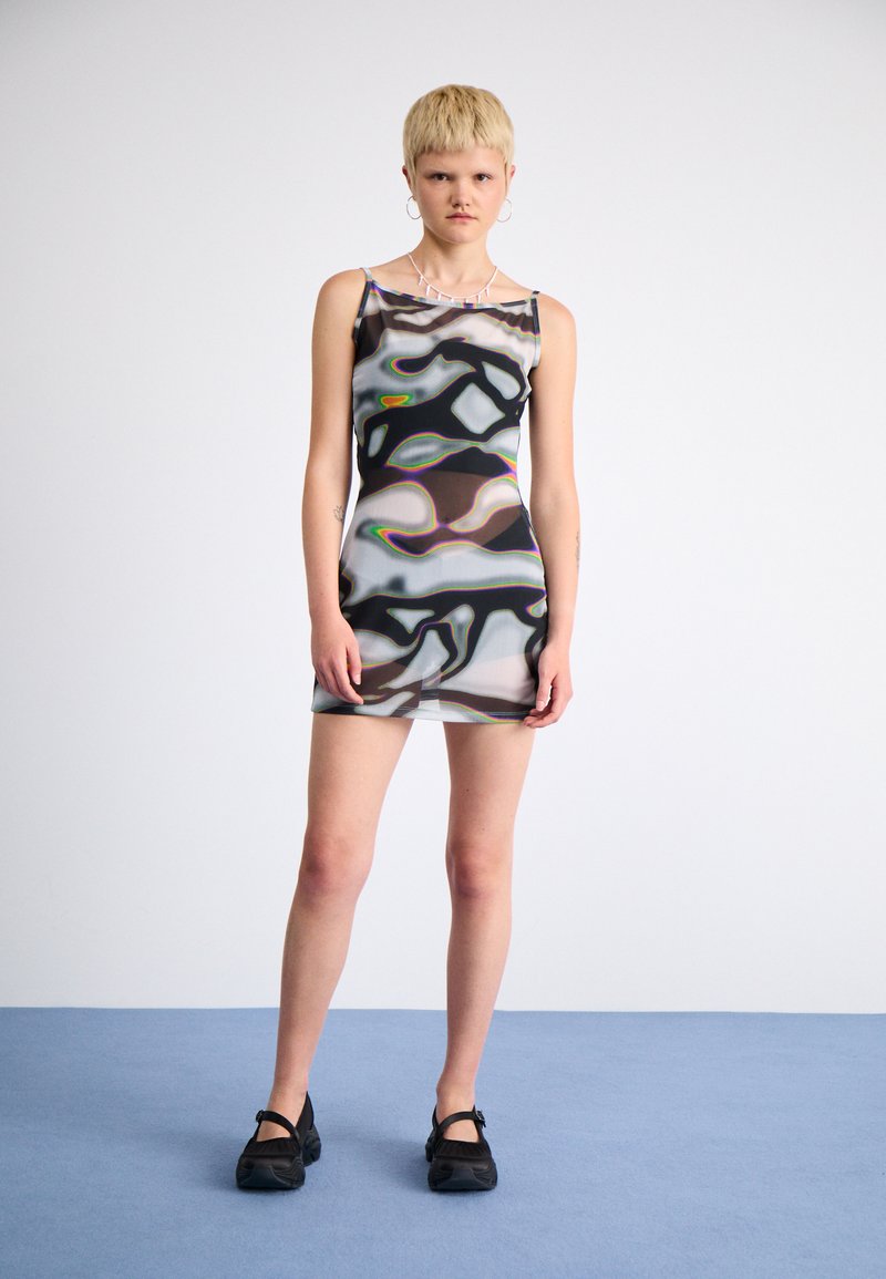 adidas Originals PRIDE MESH - Jersey dress - multicolor/grey/multi-coloured  - Zalando.ie